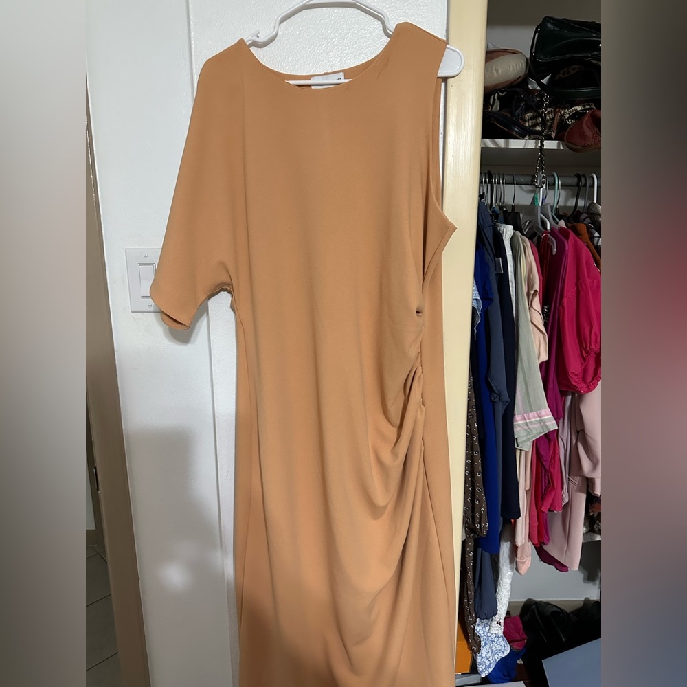 Long one sleeve dress